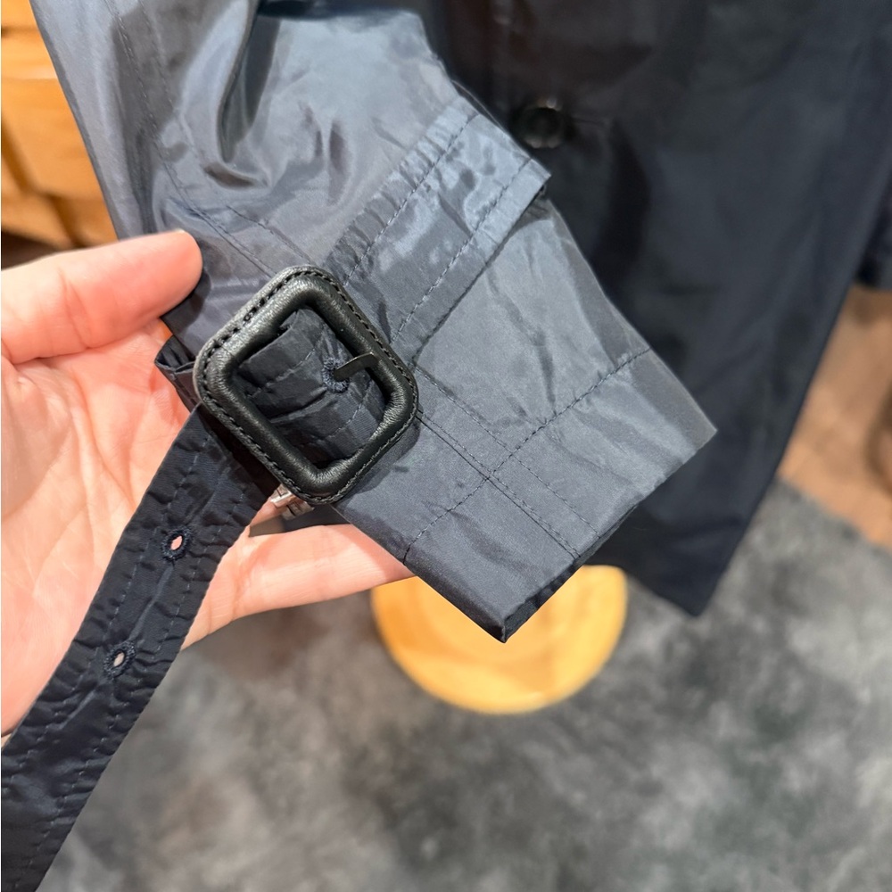 Burberry Dark Blue Windbreaker Trench Coat - Picture 6 of 12